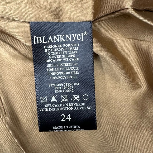 🆕Blank NYC Suede Mini Skirt Size 24 - Picture 6 of 6
